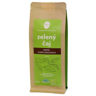 Bio sypaný zelený čaj Nepál Kanchanjunga, 100 g