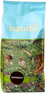 Bio zrnková káva Natura espresso, 1 kg  Fairtrade