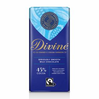 Mléčná čokoláda Divine 45%, 90 g  Fairtrade
