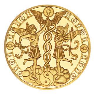 Blíženci - Mince, znamení zvěrokruhu, talisman pro štěstí, ochranu (Mince, Blíženci - Talisman, štěstí, ochrany (Znamení zvěrokruhu))