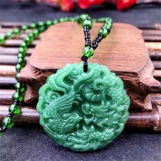 Fenix, Čínský drak - Růženec, korále pro štěstí - Ochranný talisman (Ochranný amulet pro štěstí, Čínský drak, Fenix)