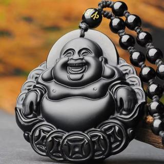 Růženec, korále pro štěstí - Ochranný talisman Buddha (Ochranný amulet pro štěstí, Buddha)