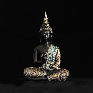 Soška Buddha, Thajský, ručně malovaný (Ručně malovaný Thajský Buddha (soška))