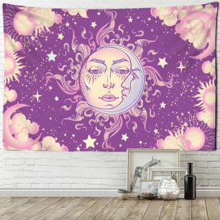 Tapisérie -  Slunce a měsíc (150x100cm) (Slunce a měsíc - Nástěnná tapisérie, barevná)
