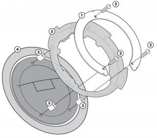 Givi BF08 objímka Tanklock