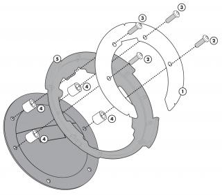 Givi BF10 objímka Tanklock