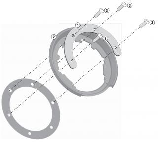 Givi BF17 objímka Tanklock