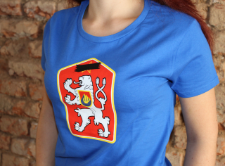 Dámské tričko - ČSSR Barvy: Modrá, Velikost: L