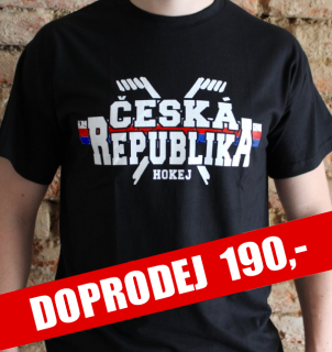 Pánské tričko - Česká republika - hokej Velikost: M