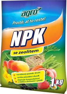 AGRO Hnojivo NPK se zeolitem 1 kg