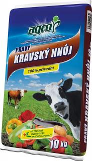AGRO Pravý kravský hnůj 10kg  100% přírodní