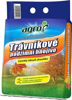 AGRO Trávníkové podzimní  hnojivo 10kg  hnojivo s vysokým obsahem draslíku