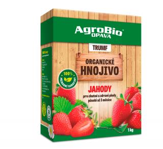 AgroBio Trumf jahody 1 kg  Organické hnojivo pro chutné a zdravé jahody. Působí až 3 měsíce.