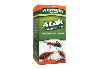 ATAK - MikroCif 10MC 25ml  insekticidní koncentrát pro ředění vodou účinně hubícího rusa domácího a jiného lezoucího hmyzu při sanitární hygieně