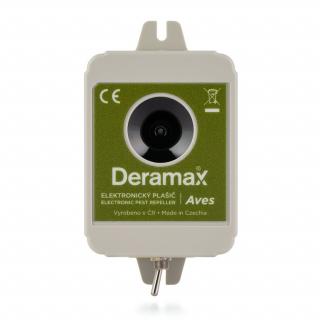 Deramax-Aves  Ultrazvukový odpuzovač‐plašič ptáků na baterie