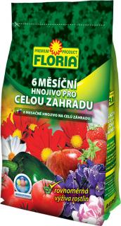 Floria - Hnojivo pro celou zahradu - 6 měsíců  Hnojivo s regulovaným uvolňováním živin