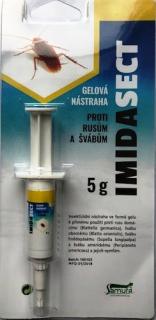 IMIDASECT Gelová nástraha proti rusům a švábům 5 g  Účinný gel na hubení švábů