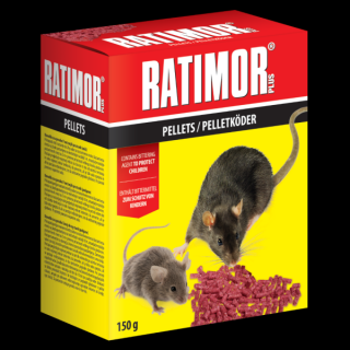 Ratimor Plus granule na potkany a myši  Deratizační nástraha