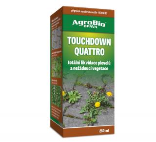Touchdown Quattro 250ml  Postřikový neselektivní herbicid proti širokému spektru jednoletých a víceletých plevelů