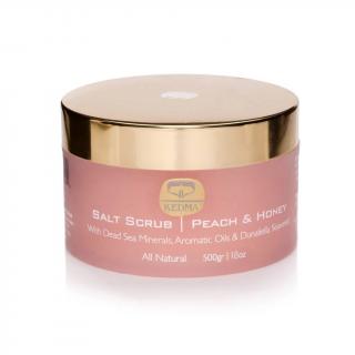 Kedma SALT SCRUB PEACH & HONEY 350g