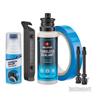 Bezdušový kit Weldtite MTB kompletní (Bezdušový kit Weldtite MTB kompletní)