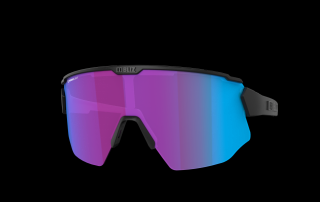 BLIZ BREEZE NANO OPTICS Matt Black / Violet Blue Multi + Brown (Sportovní sluneční brýle)