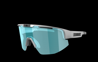 BLIZ MATRIX Metallic Silver / Smoke Ice Blue Multi (Sportovní sluneční brýle)