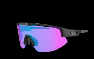 BLIZ MATRIX NANO OPTICS Matt Black / Violet Blue Multi (Sportovní sluneční brýle)