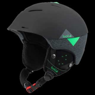 Bolle SYNERGY soft black - green (lyžařská helma)