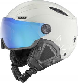 BOLLÉ - V-LINE Lightest Grey Matte M 55-59cm - Photochromic Blue Cat 1-3 (Lyžařská helma )
