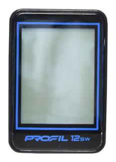 cyklocomputer PROFIL-1501 12SW bezd. černo-modrý (cyklocomputer bezdrátový)