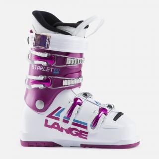 dětské lyžáky LG-STARLET 60 (WHITE/STAR PINK)-Boty (dětské lyžáky )
