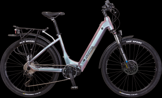 eMERIX 27.5" X1-BF420 LADY Alivio 1x9 disc (dámské elektrokolo)
