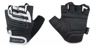 rukavice FORCE SPORT, černé (cyklistické rukavice)