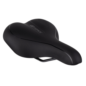sedlo FORCE COMFORT GEL pánské turistické, černé (sedlo FORCE COMFORT GEL pánské turistické, černé)