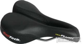 sedlo Velo-4038 dámské gelové s dírou černé (sedlo Velo-4038 dámské)