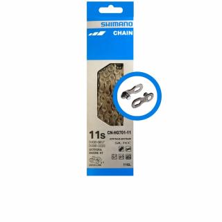 SHIMANO řetěz MTB/Sil/E-bike-ostatní CN-HG701 11rychl 116čl. s rychlospojkou . bal (SHIMANO řetěz)