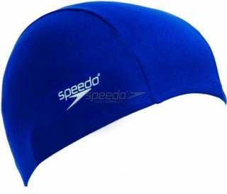 Speedo polyester cap junior modrá - Plavecká čepice (Plavecká čepice Speedo)