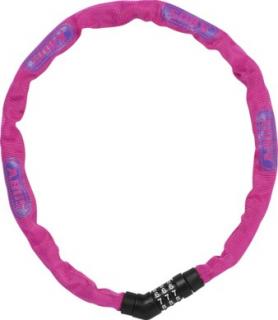 zámek Abus 4804C/75 pink Steel-O-Chain (4804C/75 pink Steel-O-Chain)