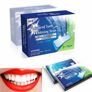 Bělící pásky na zuby 3D gel Advanced 14 denní kůra