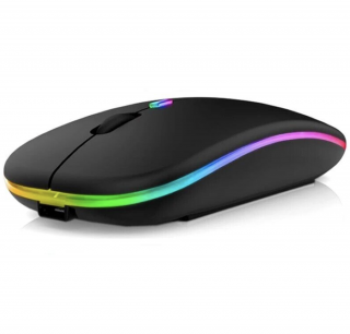 Bezdrátová myš LED RGB