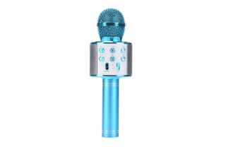 Bezdrátový karaoke mikrofon WS-858 - Rose Gold Barva: Blue