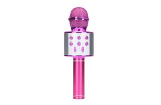 Bezdrátový karaoke mikrofon WS-858 - Rose Gold Barva: Pink