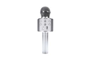 Bezdrátový karaoke mikrofon WS-858 - Rose Gold Barva: Silver