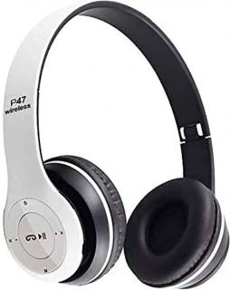 Bluetooth sluchátka P47 s mikrofonem Barva: Černá