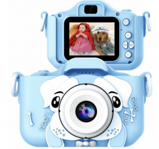 Dětský fotoaparát pejsek Barva: Modrá