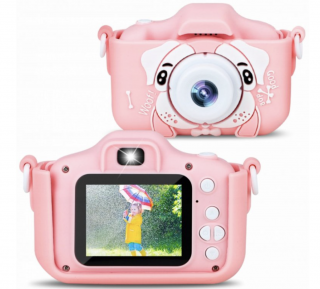 Dětský fotoaparát pejsek Barva: Růžová