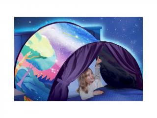 Pohádkový stan na postel Barva: Magický les