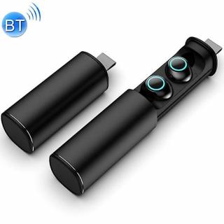 S5 Twins Sportovní magnetické sluchátka Tws Bluetooth V5.0 Bezdrátová sluchátka Barva: Černá