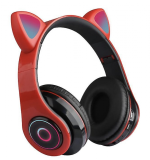 Sluchátka s ušima B39 Barva: Červená